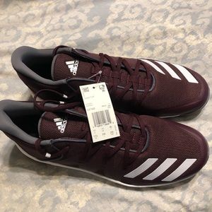 Brand New Maroon Men’s Adidas Speed Turf Shoes